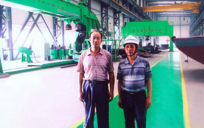 9meters complete machine in Taian